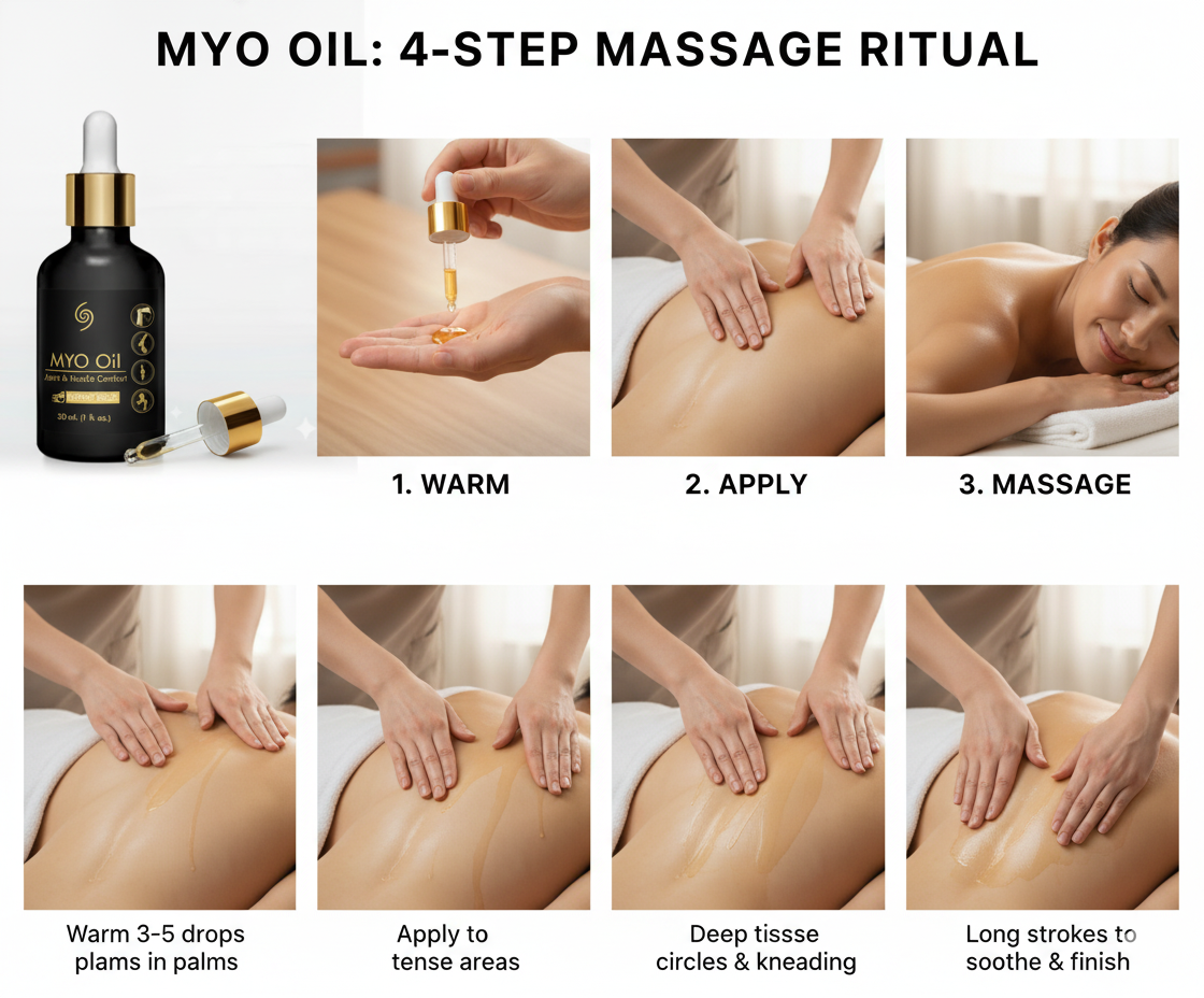 MYO Oil – Fast-Acting Comfort for Muscles, Joints & Back